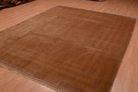 Gabbeh Green Hand Knotted 80 X 100  Area Rug 100-74863 Image 8