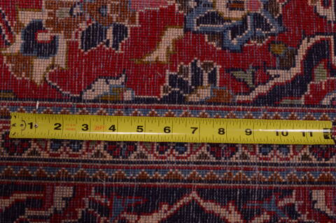 Kashan Red Hand Knotted 67 X 111  Area Rug 100-74866 Image 12