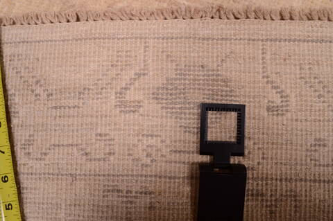 Chobi White Hand Knotted 80 X 103  Area Rug 100-74869 Image 2