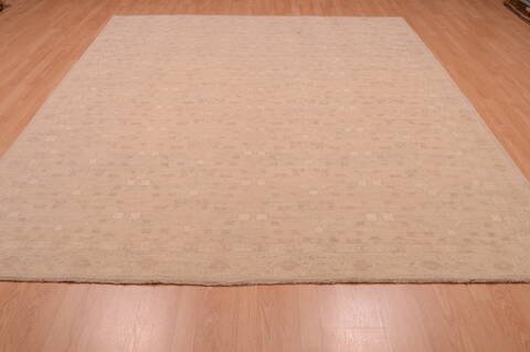 Chobi White Hand Knotted 80 X 103  Area Rug 100-74869 Image 4