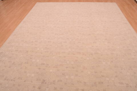 Chobi White Hand Knotted 80 X 103  Area Rug 100-74869 Image 8