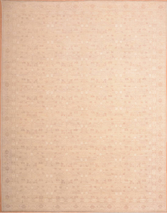 Chobi White Hand Knotted 80 X 103  Area Rug 100-74869 Image 0