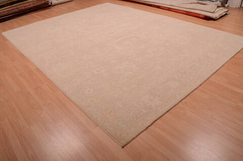 Chobi Beige Hand Knotted 90 X 120  Area Rug 100-75031 Image 2