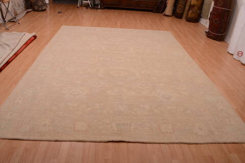 Chobi Beige Hand Knotted 90 X 120  Area Rug 100-75031 Image 4