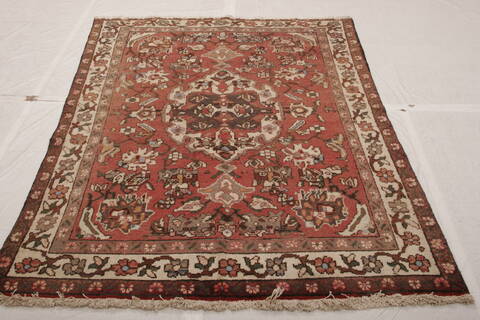 Mussel Multicolor Hand Knotted 48 X 66  Area Rug 100-75034 Image 2