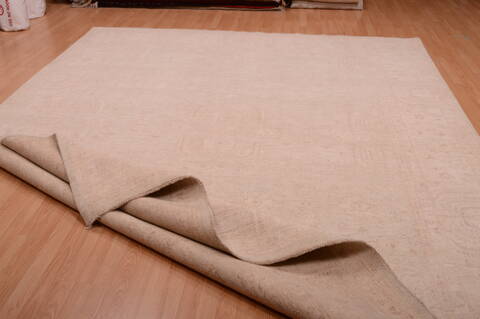 Chobi Beige Hand Knotted 90 X 122  Area Rug 100-75048 Image 9