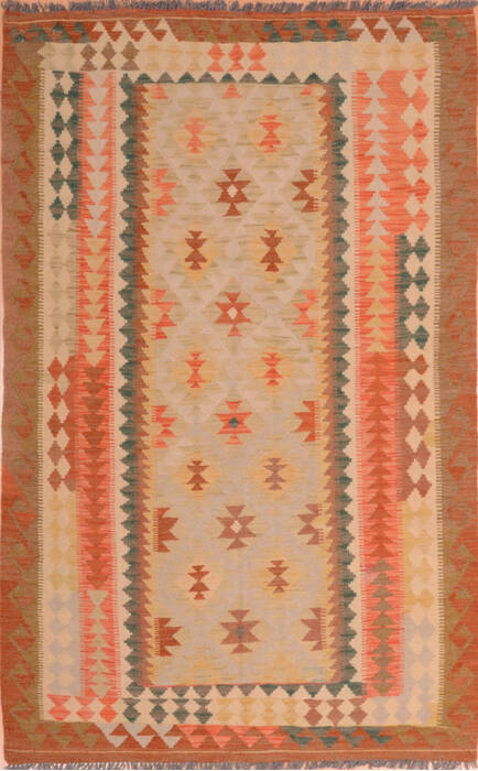 Kilim Brown Hand Knotted 43 X 610  Area Rug 100-75127 Image 0