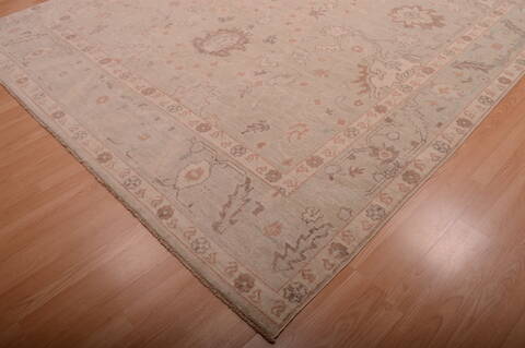 Chobi Beige Hand Knotted 810 X 129  Area Rug 100-75163 Image 5