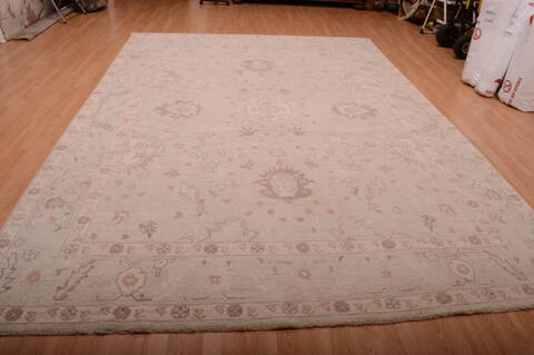 Chobi Beige Hand Knotted 810 X 129  Area Rug 100-75163 Image 6