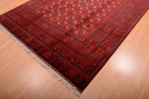 Khan Mohammadi Red Hand Knotted 66 X 95  Area Rug 100-75172 Image 14