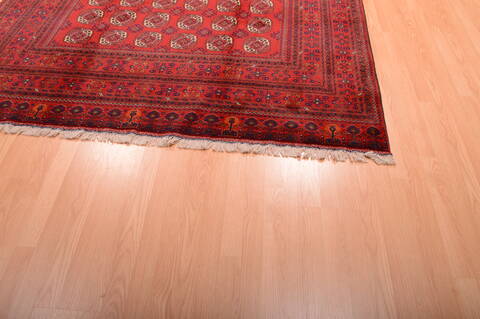 Khan Mohammadi Red Hand Knotted 66 X 95  Area Rug 100-75172 Image 9