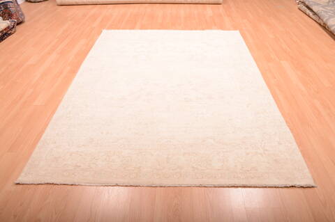 Chobi Beige Hand Knotted 55 X 80  Area Rug 100-75221 Image 10