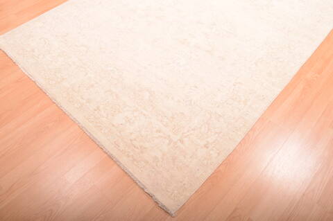 Chobi Beige Hand Knotted 55 X 80  Area Rug 100-75221 Image 11