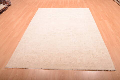 Chobi Beige Hand Knotted 55 X 80  Area Rug 100-75221 Image 8