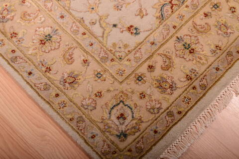 Jaipur Beige Hand Knotted 41 X 60  Area Rug 100-75277 Image 10