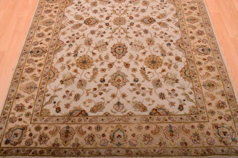 Jaipur Beige Hand Knotted 41 X 60  Area Rug 100-75277 Image 5