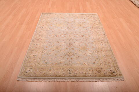 Jaipur Beige Hand Knotted 41 X 60  Area Rug 100-75277 Image 8