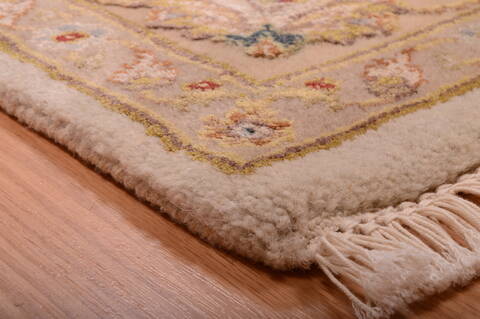 Jaipur Beige Hand Knotted 41 X 60  Area Rug 100-75277 Image 9