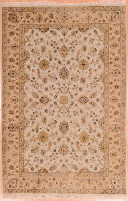 Jaipur Beige Hand Knotted 41 X 60  Area Rug 100-75277 Image 0