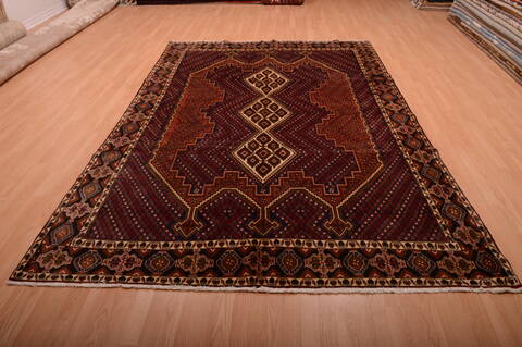Shahre Babak Beige Hand Knotted 610 X 105  Area Rug 100-75313 Image 1