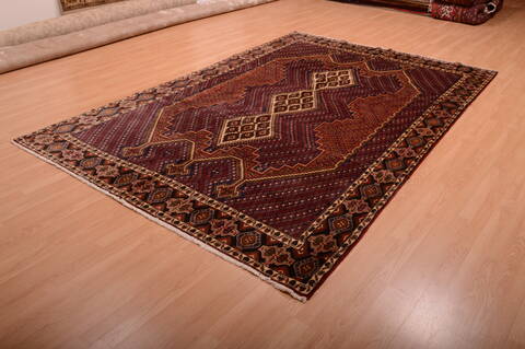 Shahre Babak Beige Hand Knotted 610 X 105  Area Rug 100-75313 Image 2