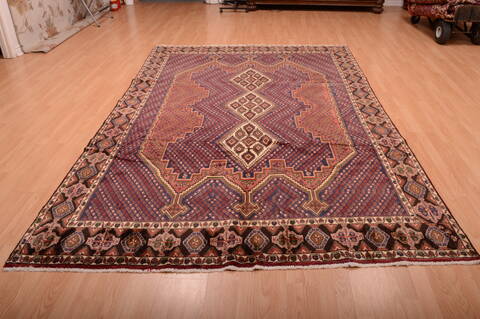 Shahre Babak Beige Hand Knotted 610 X 105  Area Rug 100-75313 Image 5