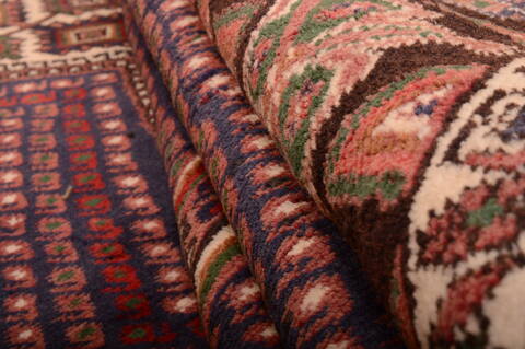 Shahre Babak Beige Hand Knotted 610 X 105  Area Rug 100-75313 Image 8