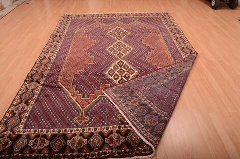 Shahre Babak Beige Hand Knotted 610 X 105  Area Rug 100-75313 Image 9