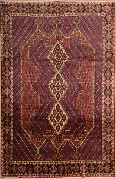 Shahre Babak Beige Hand Knotted 610 X 105  Area Rug 100-75313 Image 0