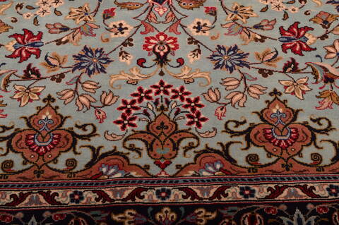 Yazd Beige Hand Knotted 80 X 112  Area Rug 100-75372 Image 3