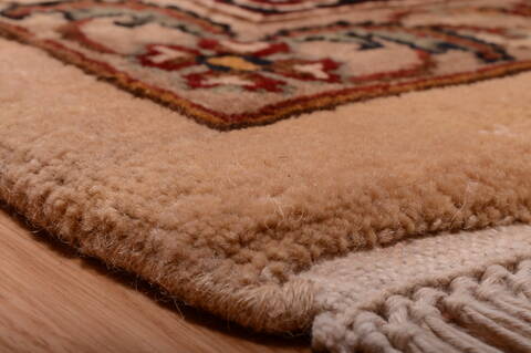 Jaipur Beige Hand Knotted 90 X 1111  Area Rug 100-75384 Image 3