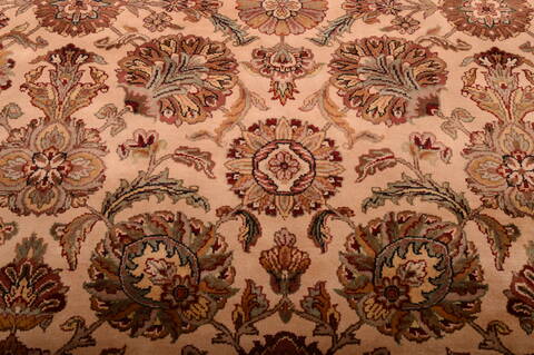 Jaipur Beige Hand Knotted 90 X 1111  Area Rug 100-75384 Image 4