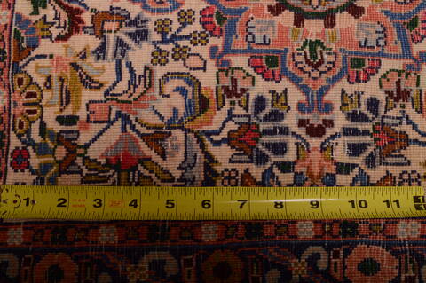 Sarouk Purple Square Hand Knotted 19 X 22  Area Rug 100-75386 Image 7