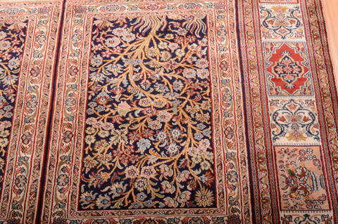 Kashmir Multicolor Hand Knotted 40 X 60  Area Rug 100-75456 Image 14