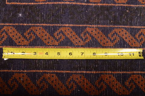 Baluch Blue Runner Hand Knotted 36 X 67  Area Rug 100-75458 Image 13