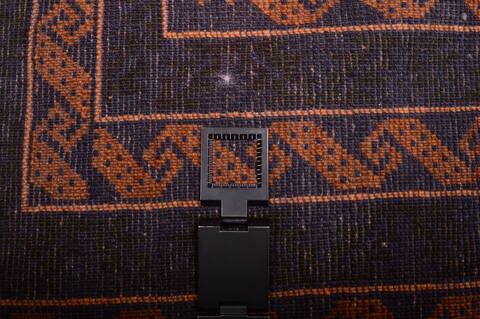 Baluch Blue Runner Hand Knotted 36 X 67  Area Rug 100-75458 Image 14