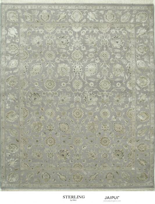 Jaipur Grey Hand Knotted 26 X 50  Area Rug 901-75467 Image 0