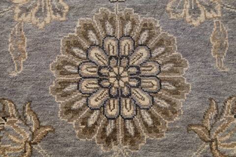 Jaipur Grey Hand Knotted 100 X 133  Area Rug 901-75474 Image 1