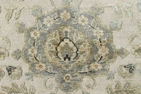 Jaipur White Hand Knotted 100 X 133  Area Rug 901-75475 Image 1