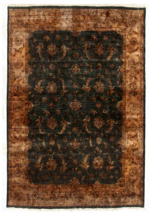 Jaipur Grey Hand Knotted 90 X 120  Area Rug 901-75478 Image 0