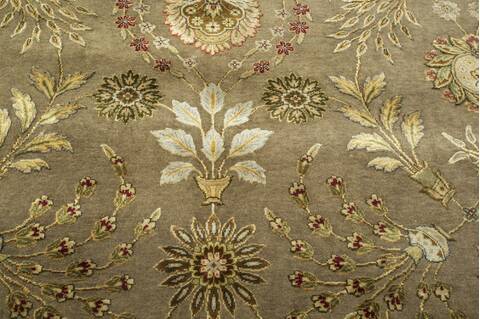 Jaipur Brown Hand Knotted 90 X 120  Area Rug 901-75479 Image 1