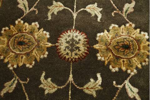 Jaipur Brown Hand Knotted 90 X 120  Area Rug 901-75480 Image 1