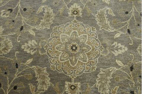 Jaipur Grey Hand Knotted 90 X 120  Area Rug 901-75482 Image 1