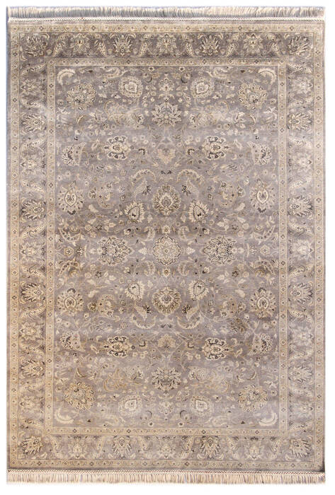 Jaipur Grey Hand Knotted 90 X 120  Area Rug 901-75482 Image 0