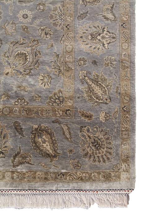 Jaipur Grey Hand Knotted 90 X 120  Area Rug 901-75483 Image 2