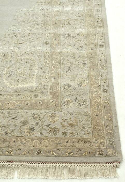 Jaipur Grey Hand Knotted 120 X 150  Area Rug 901-75497 Image 2