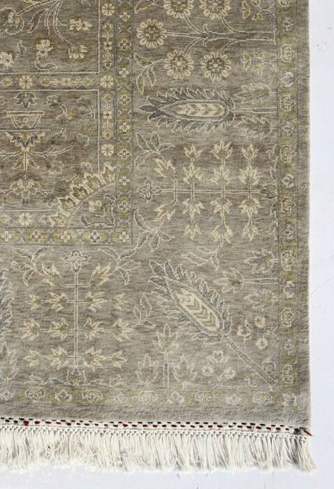 Jaipur Grey Hand Knotted 910 X 132  Area Rug 901-75515 Image 2