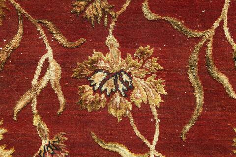 Jaipur Red Hand Knotted 90 X 120  Area Rug 901-75519 Image 1