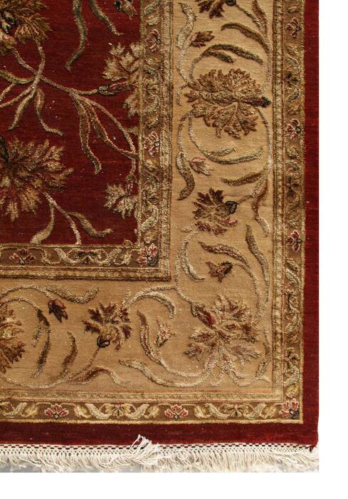 Jaipur Red Hand Knotted 90 X 120  Area Rug 901-75519 Image 2