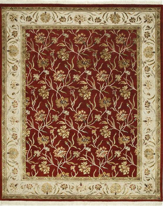 Jaipur Red Hand Knotted 90 X 120  Area Rug 901-75519 Image 0